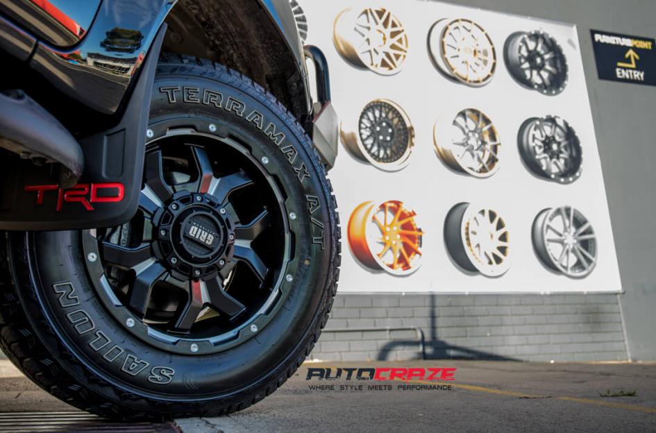 TOYOTA HILUX N80 4WD GD07 MATTE BLACK MILLED